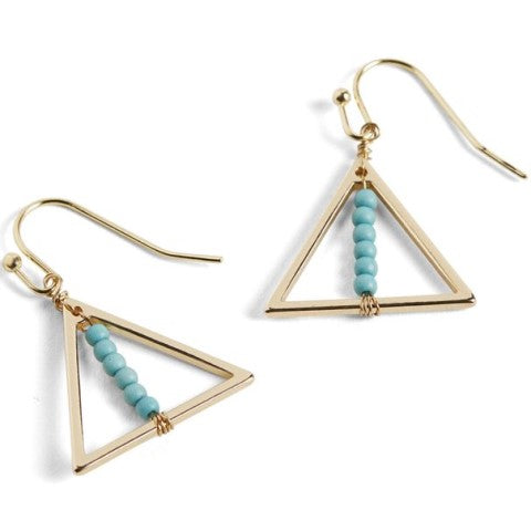 Triangle Dangle Earrings