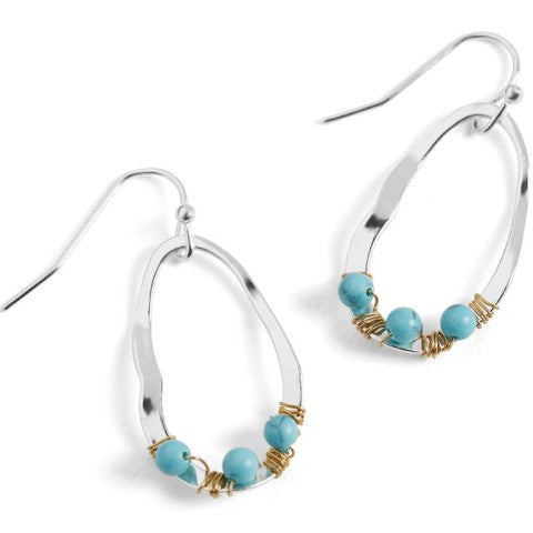 Wavy Hoop Earrings