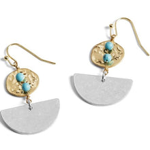 Duo Shape Dangle Earrings