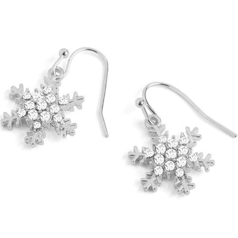 Small Snowflake Earrings