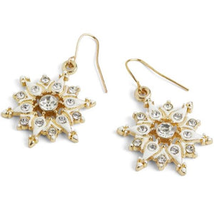 Sparkle Snowflake Earrings