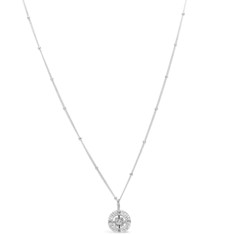 Pavé Compass Necklace – Burnley Enterprises