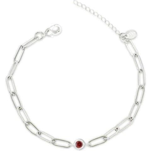 Linked Birthstone Bracelet