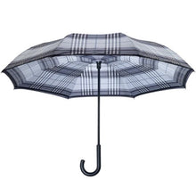 Tartan Plaid Reverse Umbrella