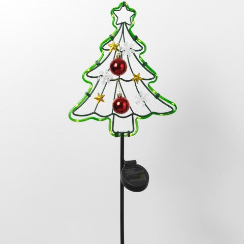 Christmas Tree Solar Stake