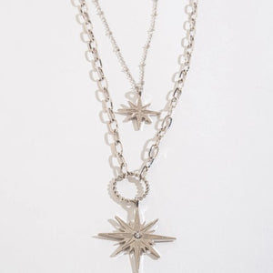 Luna Layered Stars Necklace