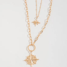 Luna Layered Compass Necklace