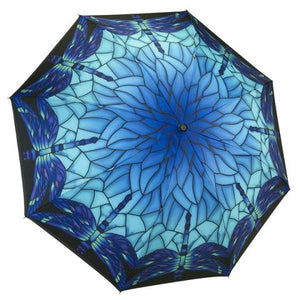 Stained Glass Dragonfly Umbrella