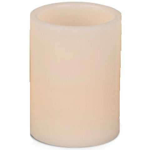 Bisque Wax LED Pillar Candles