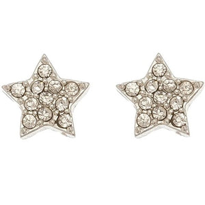 Pave Star Stud Earrings