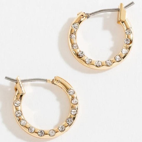 Crystal Hoop Earrings