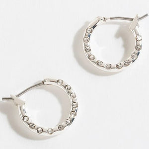 Crystal Hoop Earrings