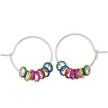 Rainbow Rings Hoop Earrings