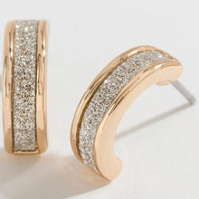 Glitter Hoop Earrings