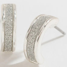 Glitter Hoop Earrings