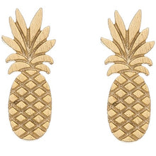 Pineapple Stud Bud Earrings