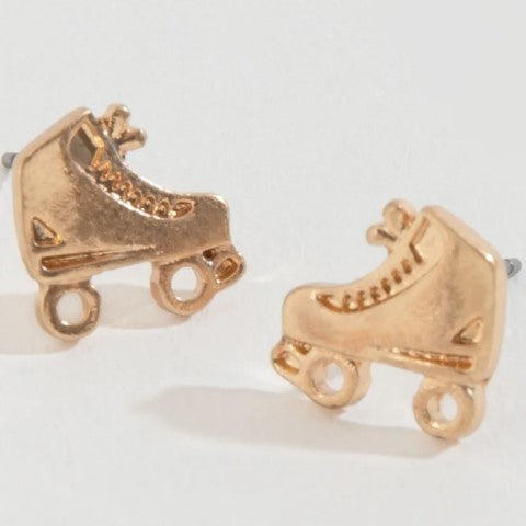 Roller Skates Stud Bud Earrings