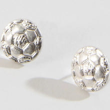 Soccer Ball Stud Bud Earrings