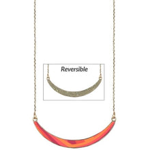 Coral Crush Reversible Curve Necklace