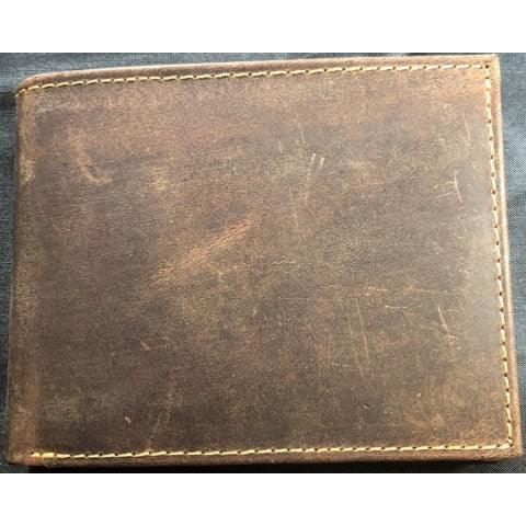 Cow Hunter Bi-fold Side Flipper Wallet