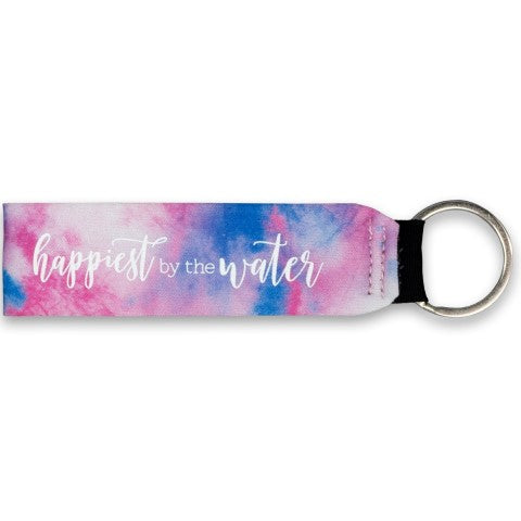 Happiest by the Water Keychain
