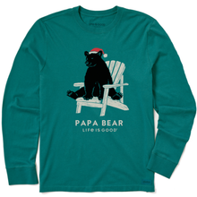 Holiday Adirondack Papa Bear Long Sleeve T-Shirt