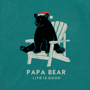Holiday Adirondack Papa Bear Long Sleeve T-Shirt