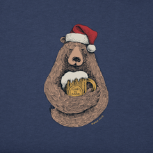 Beer Hug Santa Bear Long Sleeve T-Shirt