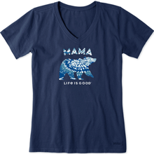 Tie Dye Mama Bear V-Neck T-Shirt