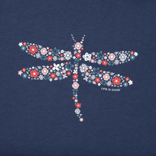 Dragonfly Flowers Hooded T-Shirt