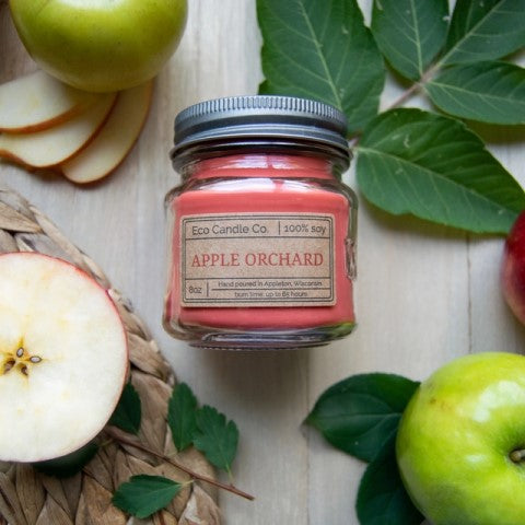 Apple Orchard Retro Mason Jar Candle