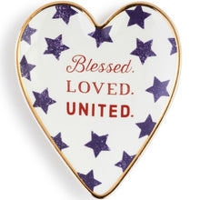 Blessed/Loved/United Trinket Dish