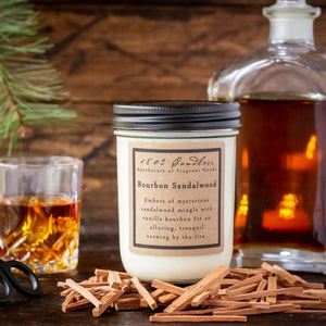Bourbon Sandalwood Jar Candle