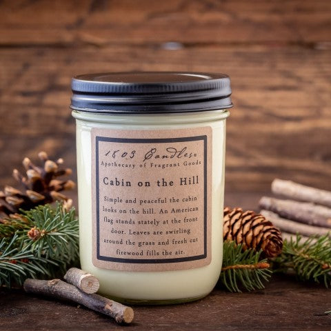 Cabin on the Hill Jar Candle