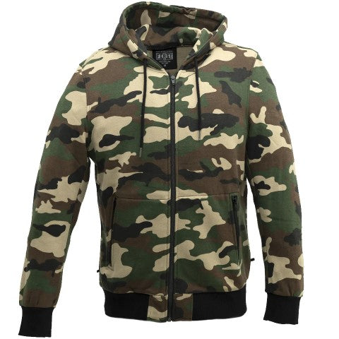 Camo Zipper Hoodie