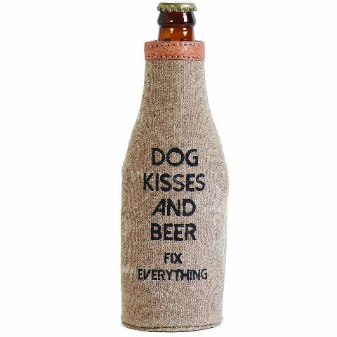 Dog Kisses Bottle Cover