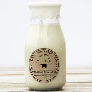 Farmhouse Banana Nut Milk Bottle Candle