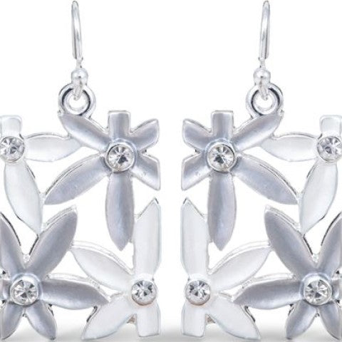 Framed Flowers Earrings