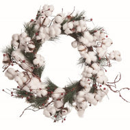 Cotton & Berry Wreath