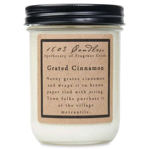 Grated Cinnamon Jar Candle