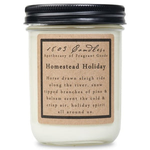Homestead Holiday Jar Candle