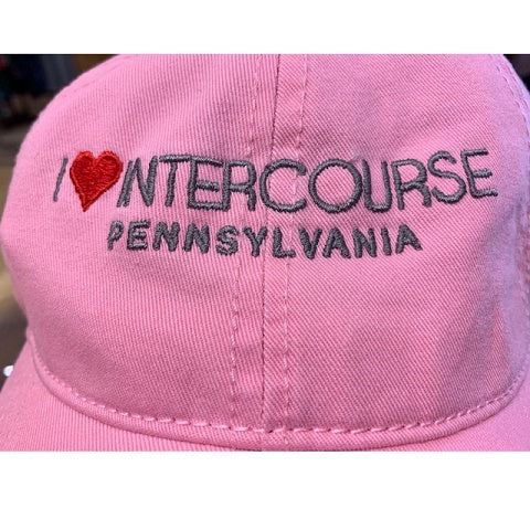 I ❤ Intercourse Pennsylvania Relax Fit Cap