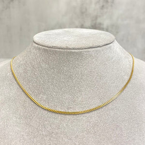 Flat Cable Chain Necklace