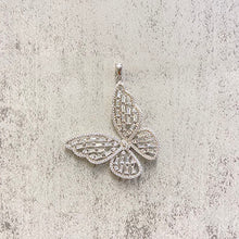 Large Sparkly Butterfly Pendant