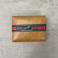 Cowhide Leather Tri-fold Wallet