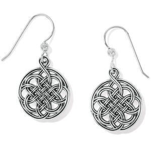 Medallion French Wire Earrings