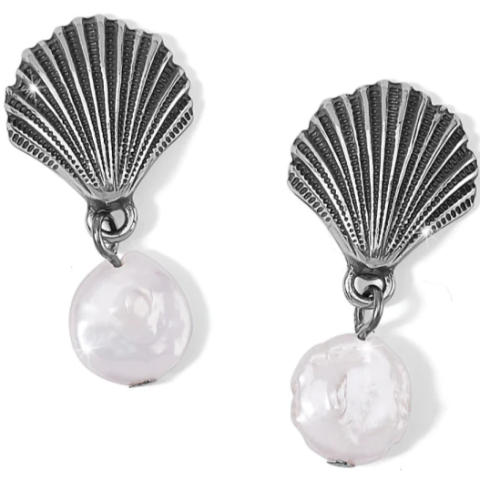 Shells Pearl Drop Earrings