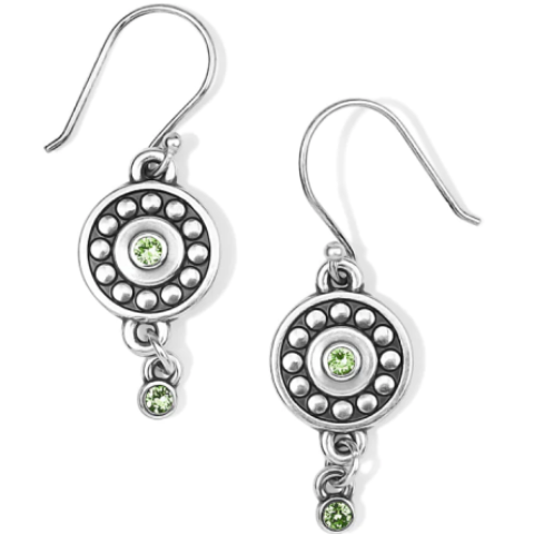 Dot Medali Reversible French Wire Earrings