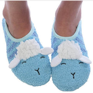 Mary Jane Animal Sock Slippers