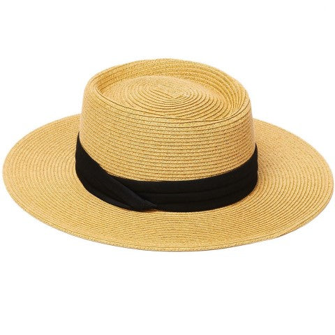 Sun Hat with Black Band